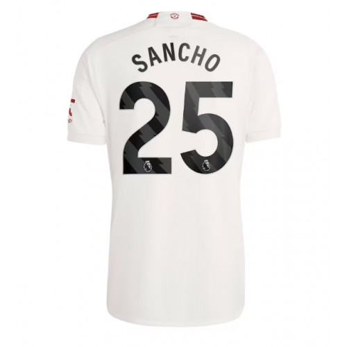 Moški Nogometni dresi Manchester United Jadon Sancho #25 Tretji 2023-24 Kratek Rokav